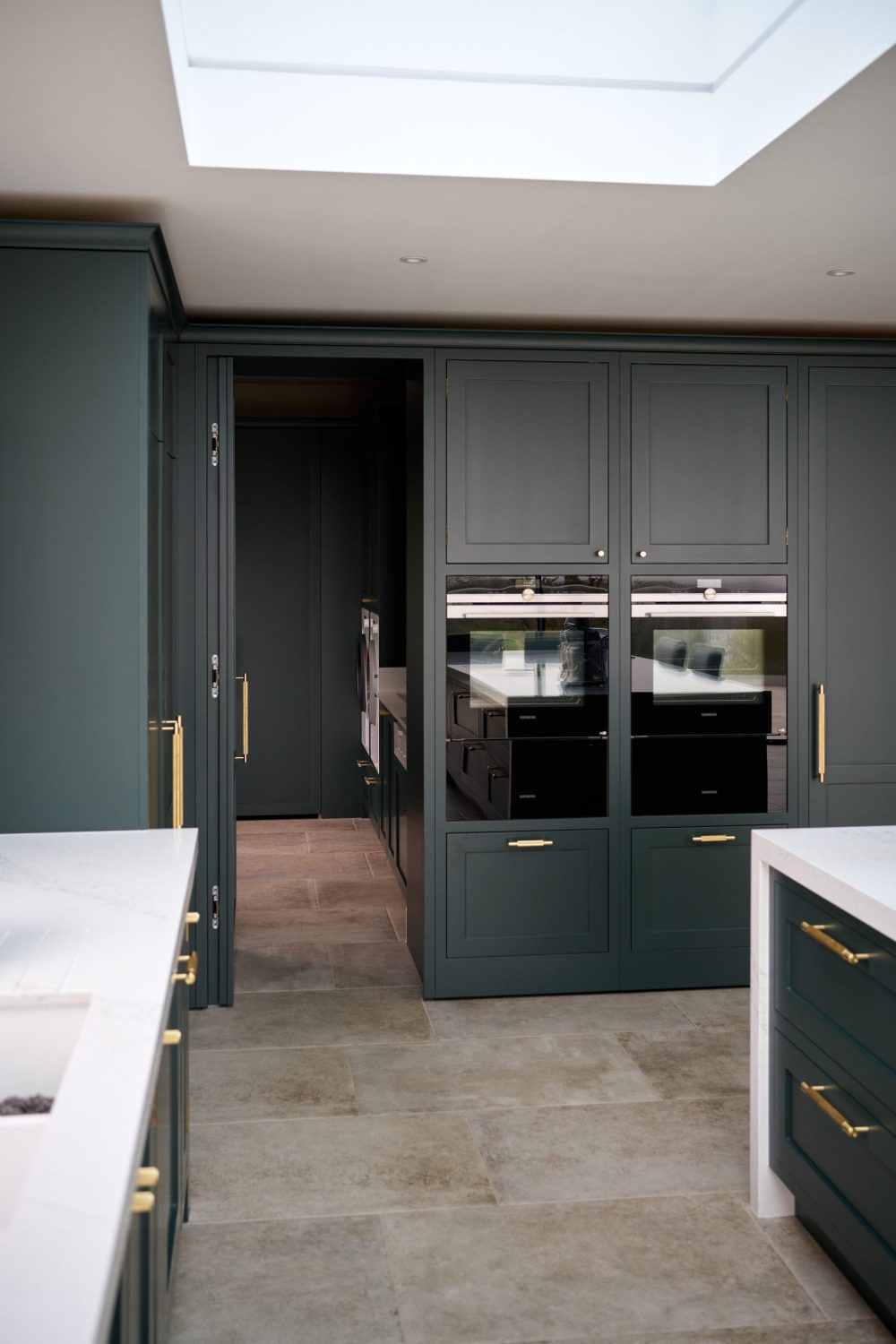 kitchen passage door to utility